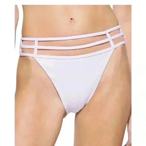 Jonathan Simkhai Eunice Strappy Lupine Bikini Bottom Size M NWT - Picture 1 of 9